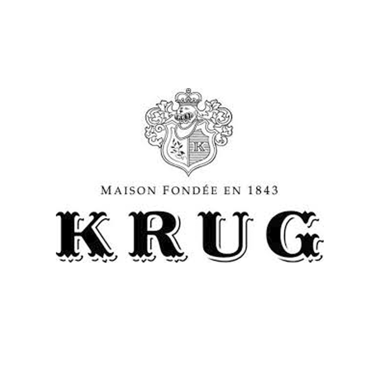 Logotipo Krug — champagne y cava distribuido por Marcha S.A. en Canarias