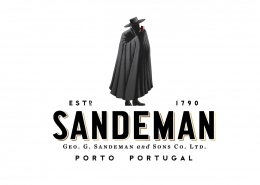 Logotipo Sandeman — vinos y oporto distribuidos por Marcha S.A.