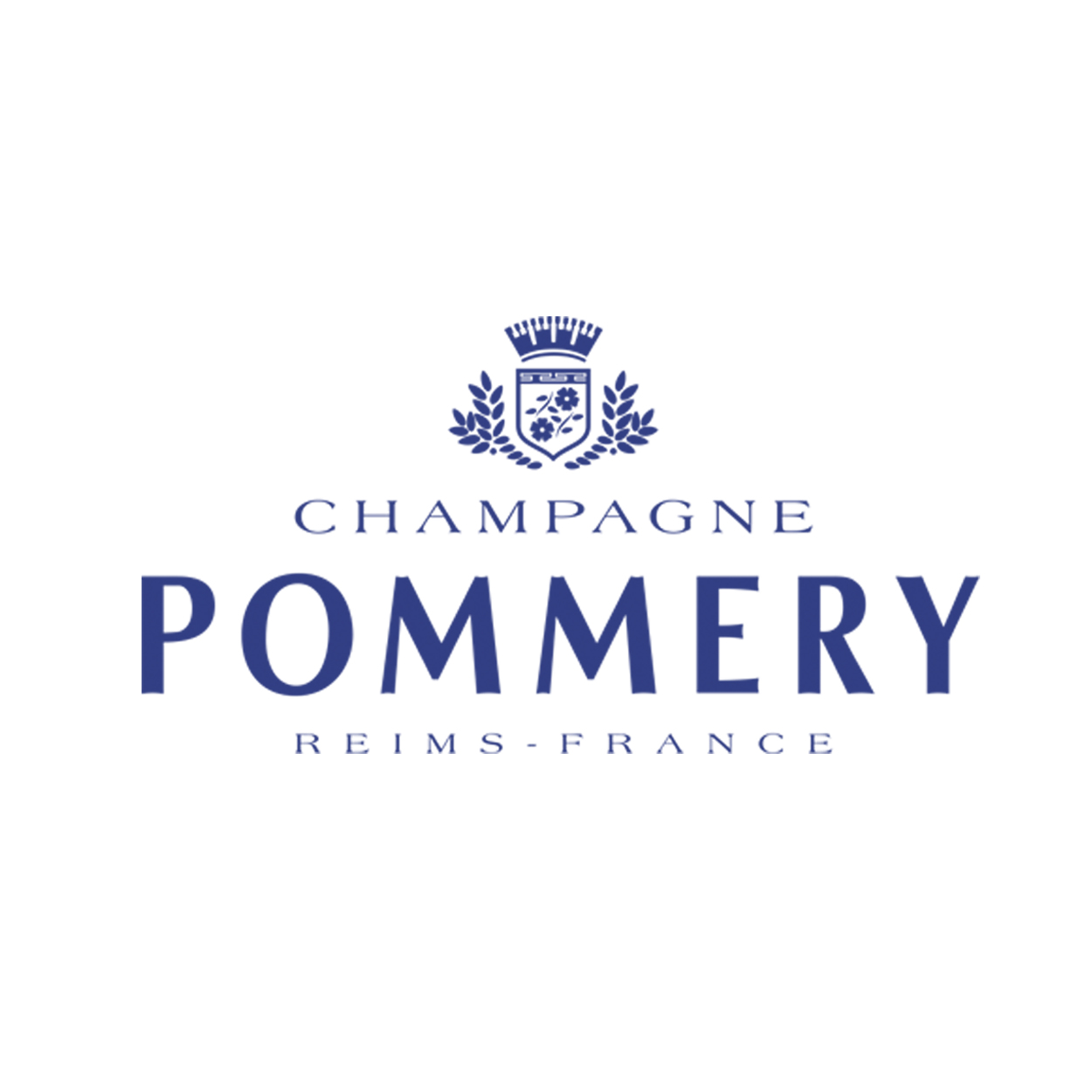 Logotipo Pommery — champagne y cava distribuido por Marcha S.A. en Canarias