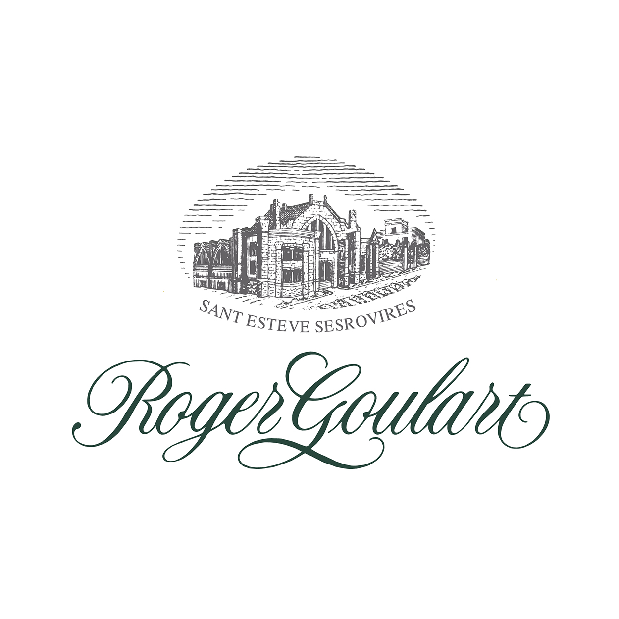 Logotipo Roger Goulart — champagne y cava distribuido por Marcha S.A. en Canarias