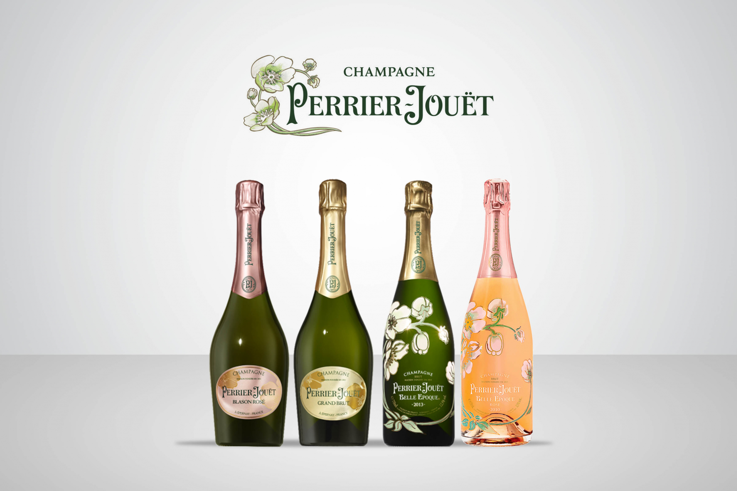 Gama de Perrier-Jouët distribuida por Marcha S.A. en Canarias