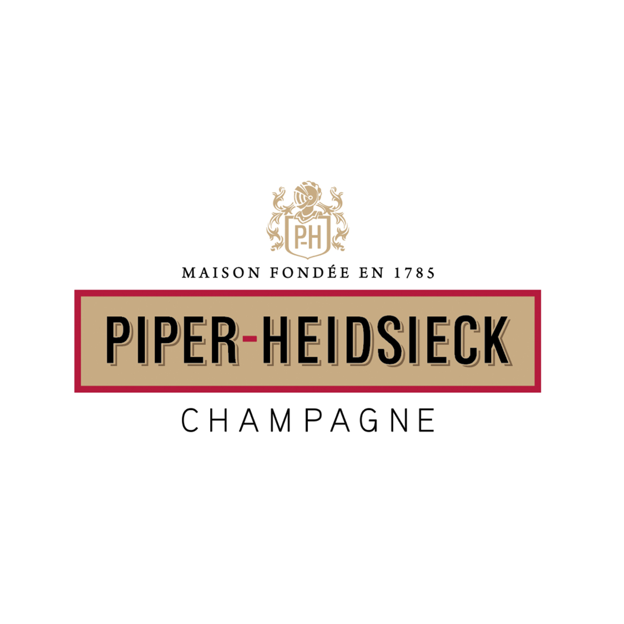 Logotipo Piper-Heidsieck — champagne y cava distribuido por Marcha S.A. en Canarias