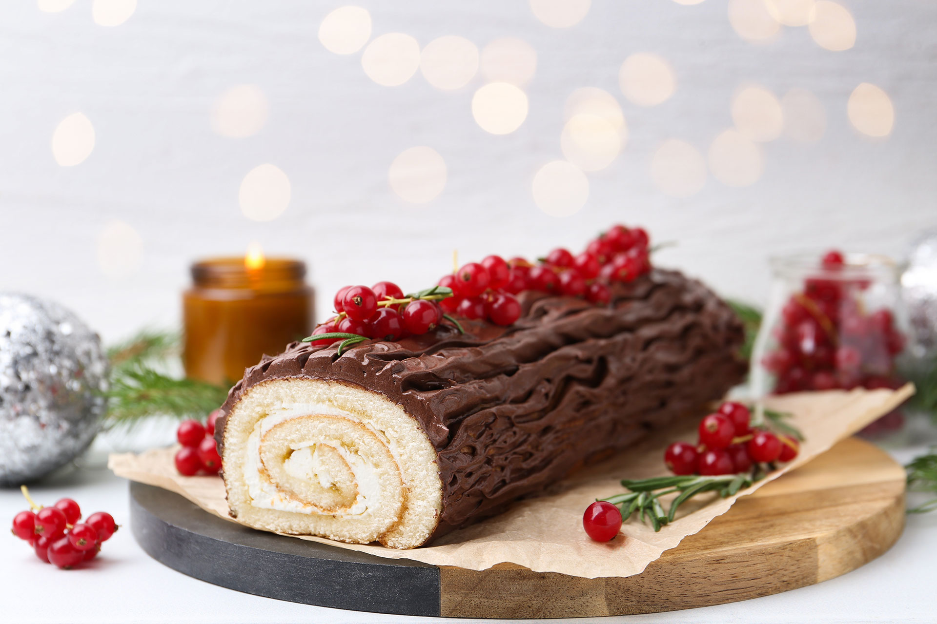 Tronquito de Navidad con Nata Ermol Tronquito de Navidad con Nata Ermol